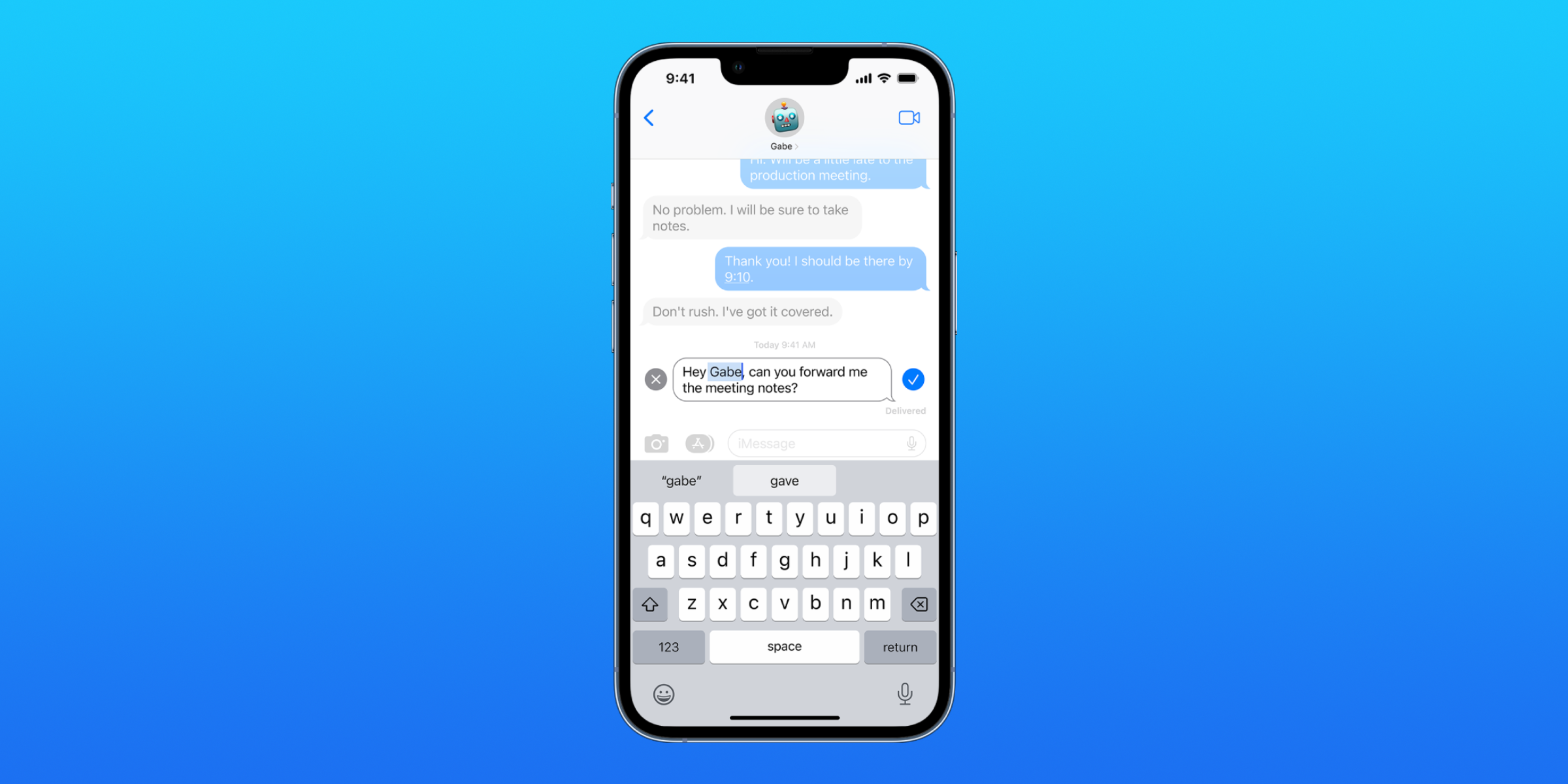 Unsending iMessages on iOS 16. 