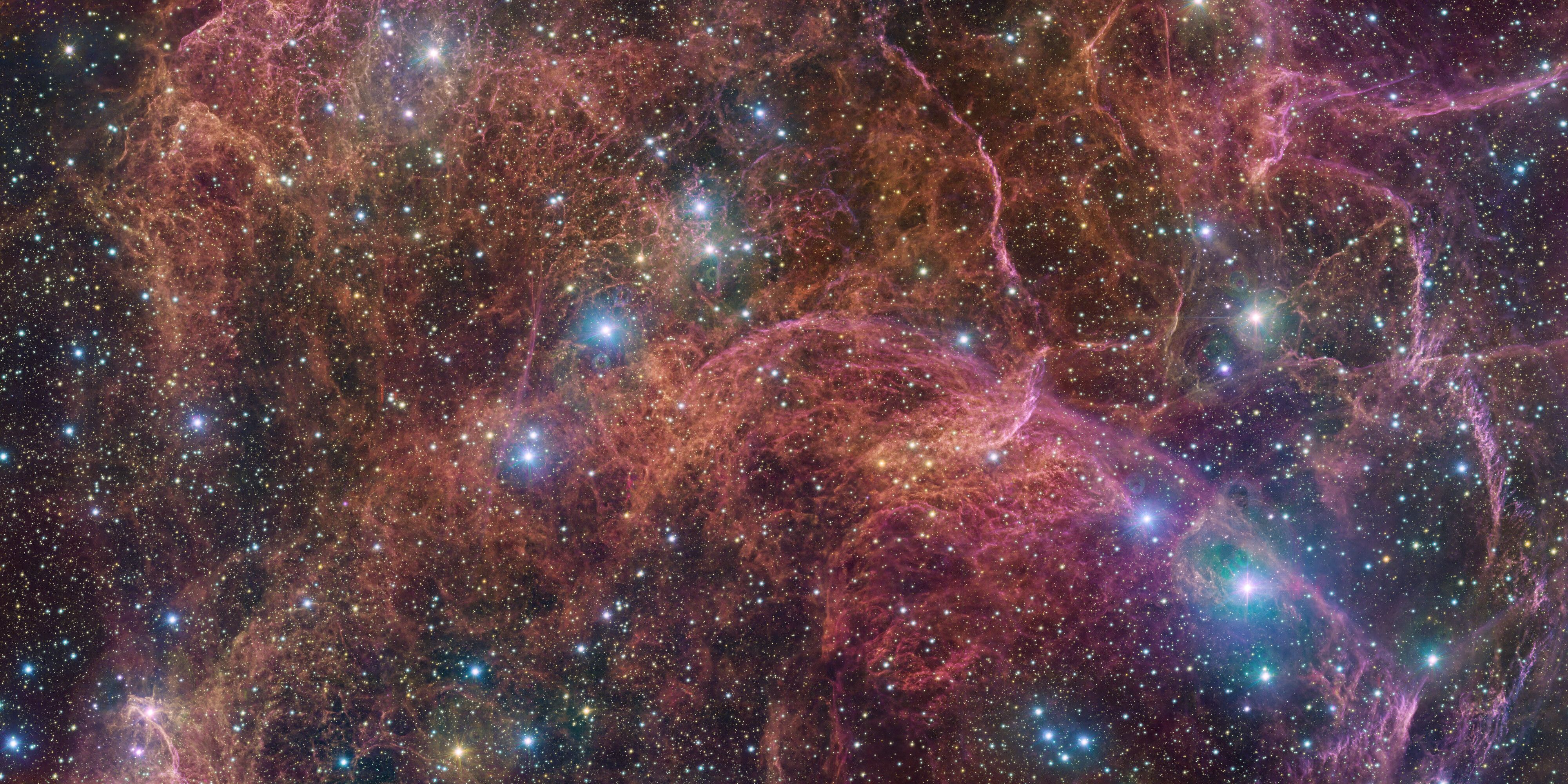 tentacles of the tarantula nebula