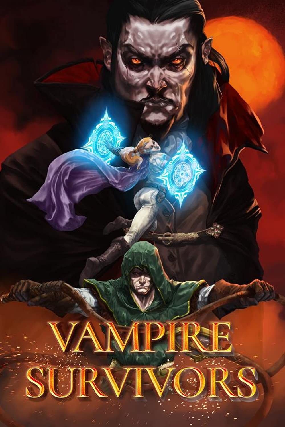 Vampire Survivors Game Poster