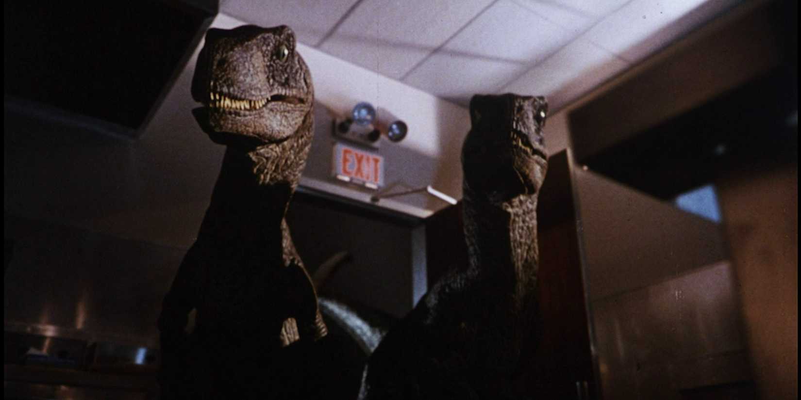 Velociraptors in the Kitchen in Jurᴀssic Park