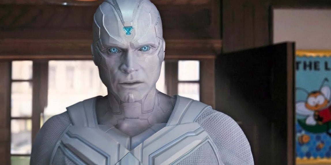 Vision looking angry in WandaVision
