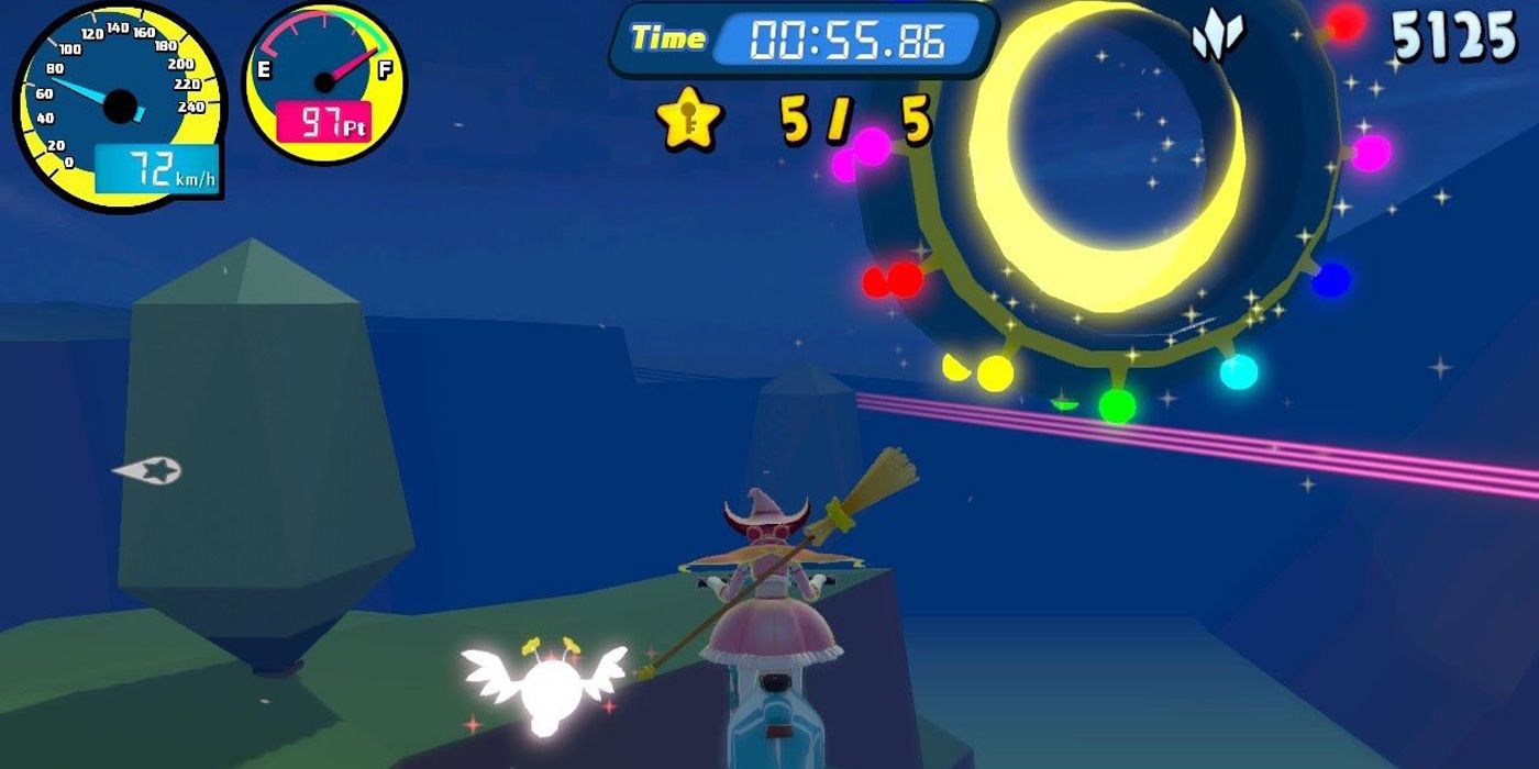 Vroom In The Night Sky game footage.