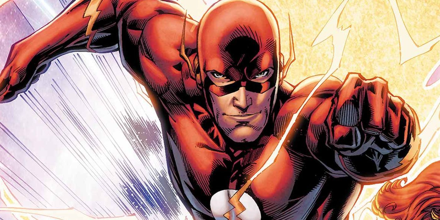 The Wally West version of the Flash in DC Comics