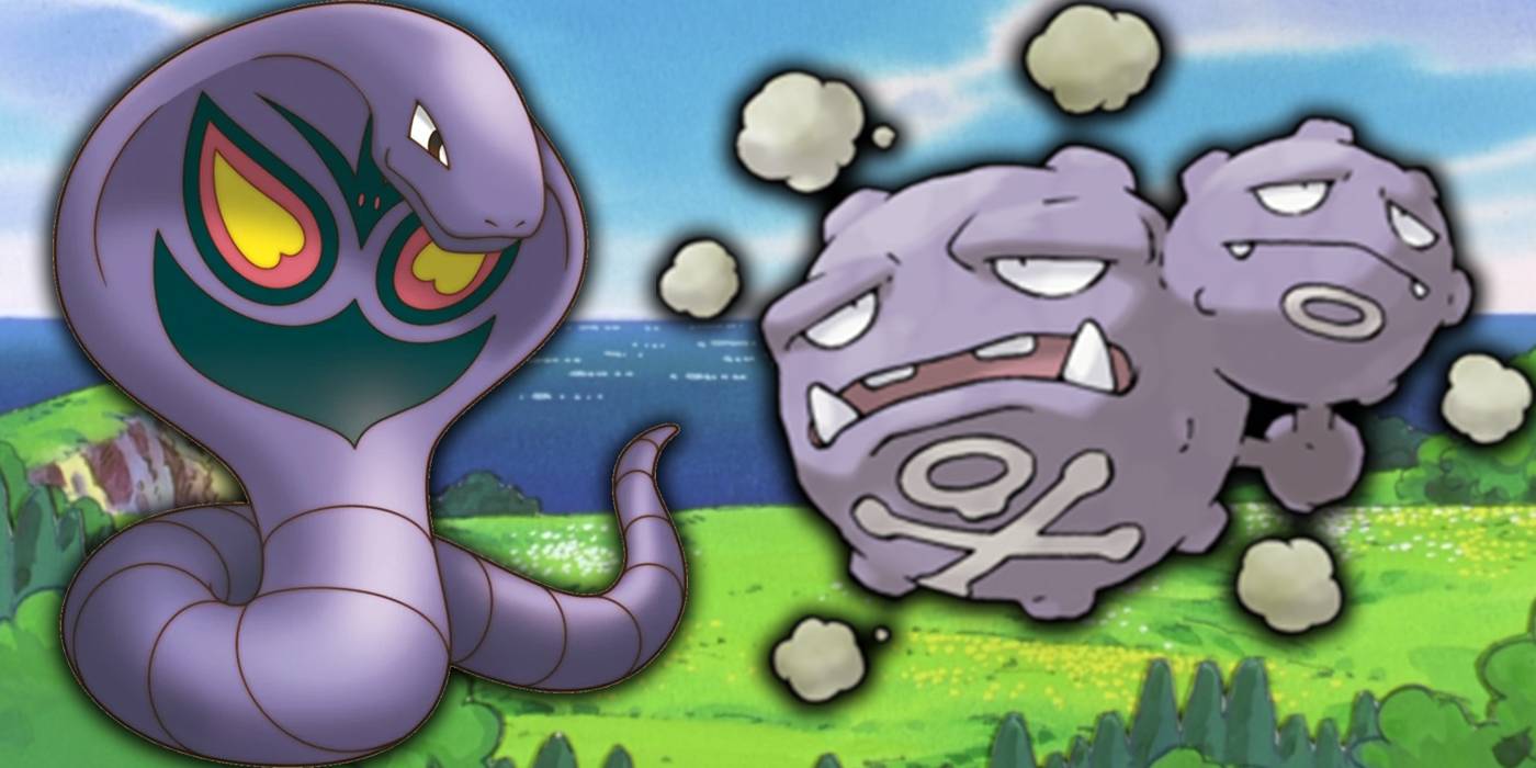 Arbok and weezing