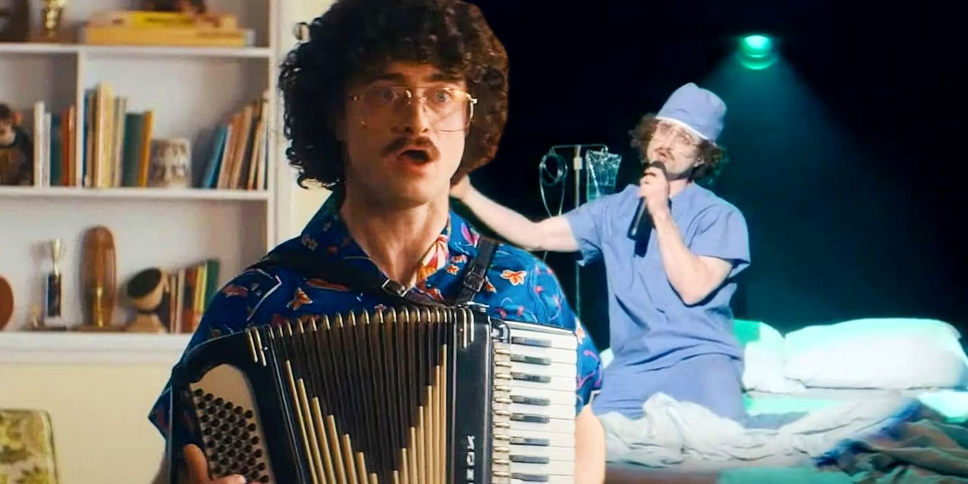 Weird Al filme Daniel Radcliffe cantando