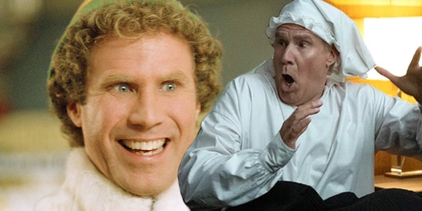 Will Ferrell in Elf and Spirited