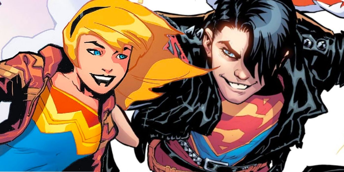 Wonder Girl (Cassie Sandsmark) and Superboy