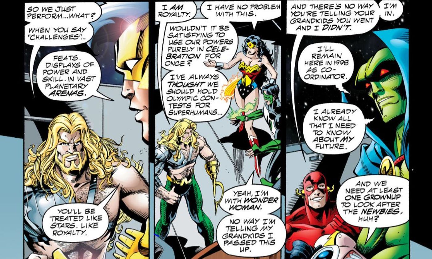 Wonder Woman Justice League Olympics DC Comics