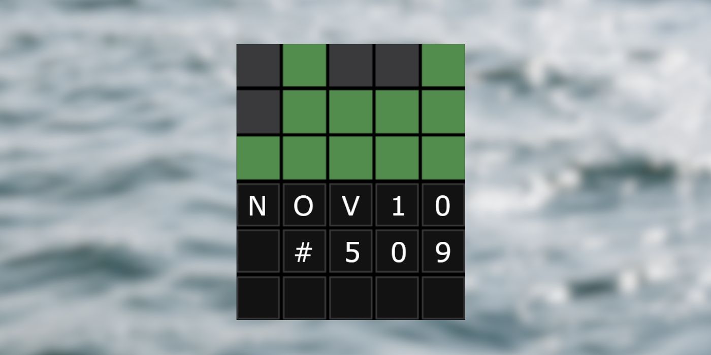 10th November Wordle 509 Grid