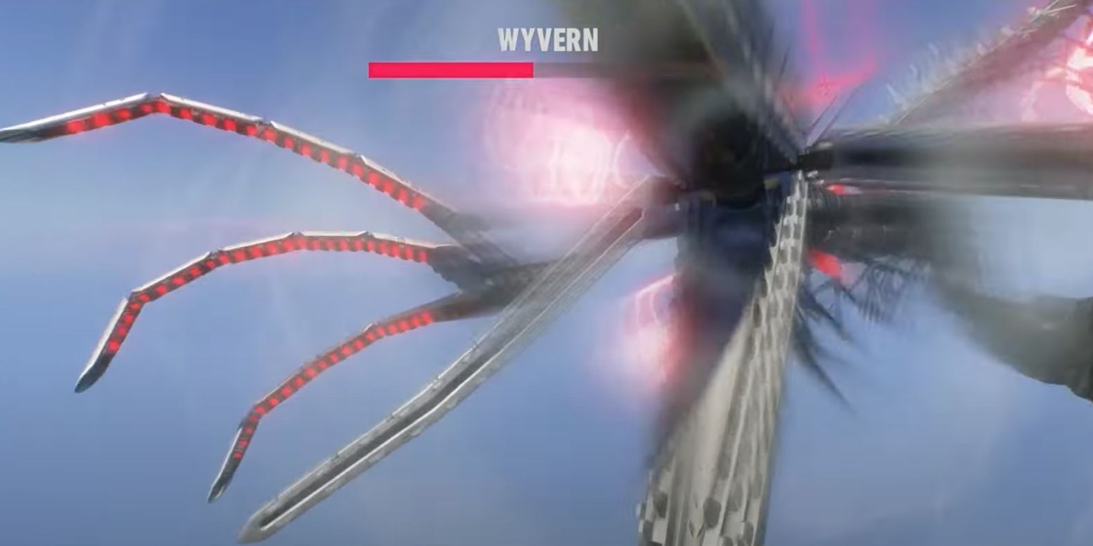 Wyvern attacking in Sonic Frontiers
