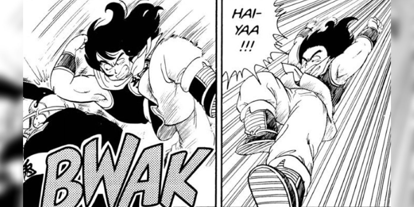 Yamcha defeats Carrot Master's thugs in Dragon Ball chapter 17