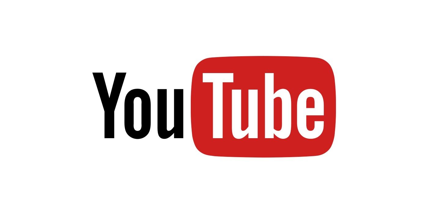The YouTube logo on a white background.