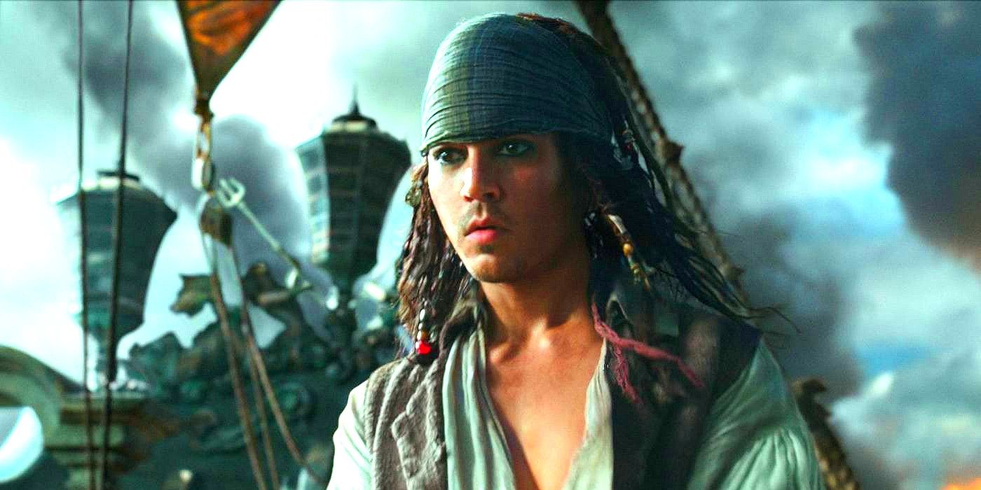 Young Jack Sparrow in Pirates of the Caribbean 5