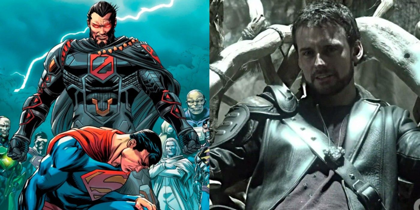 Zod as represented in Comics and Smallville