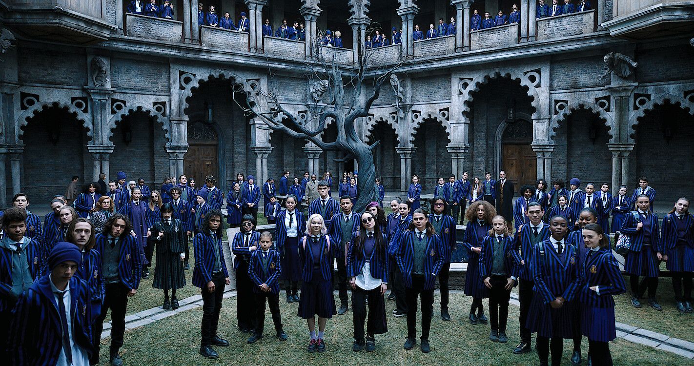 Wednesday: Nevermore students
