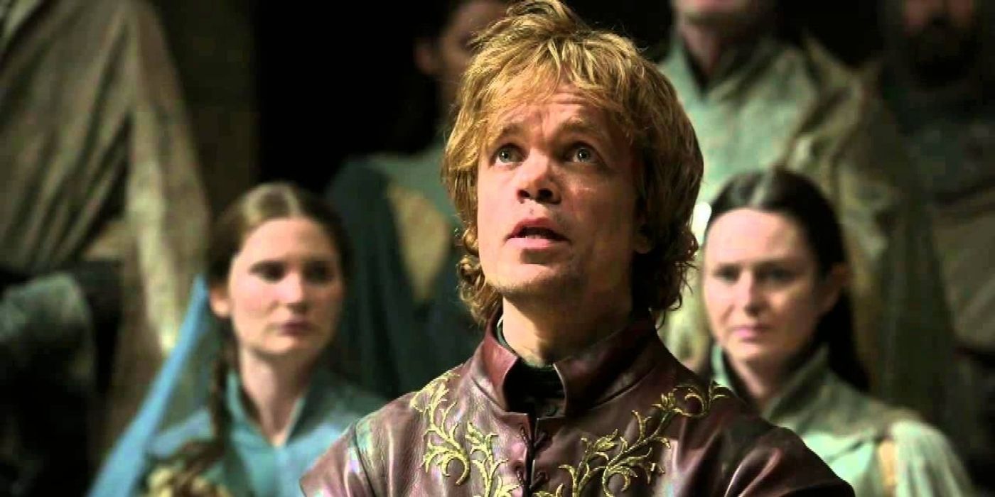 An image of Tyrion looking surprised in Game Of Thrones
