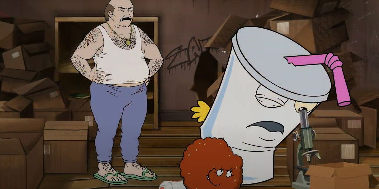 aqua teen forever plantasm clip with master shake & meatwad