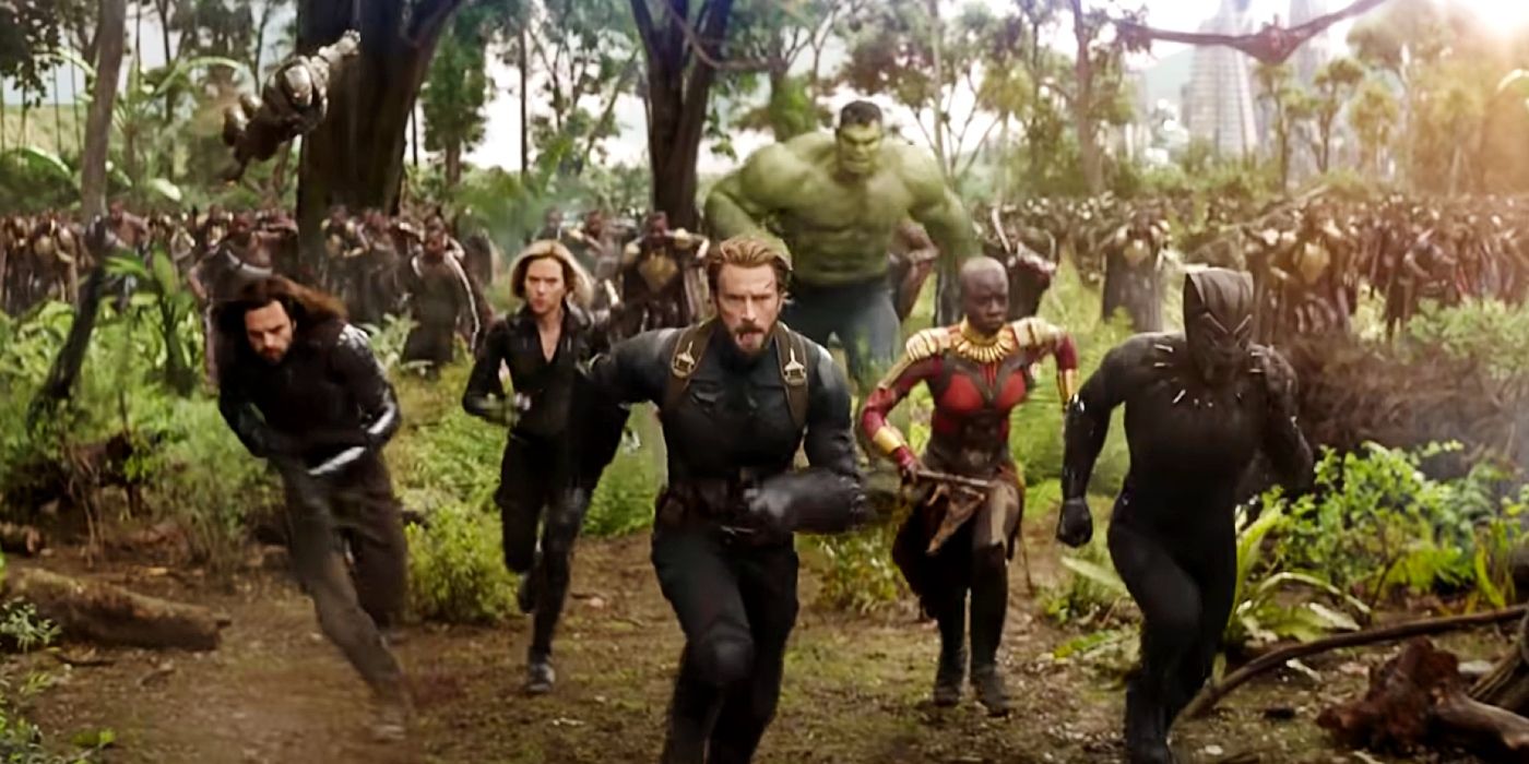 كابتن أمريكا يقود بطلًا ملحميًا في Avengers: Infinity War.