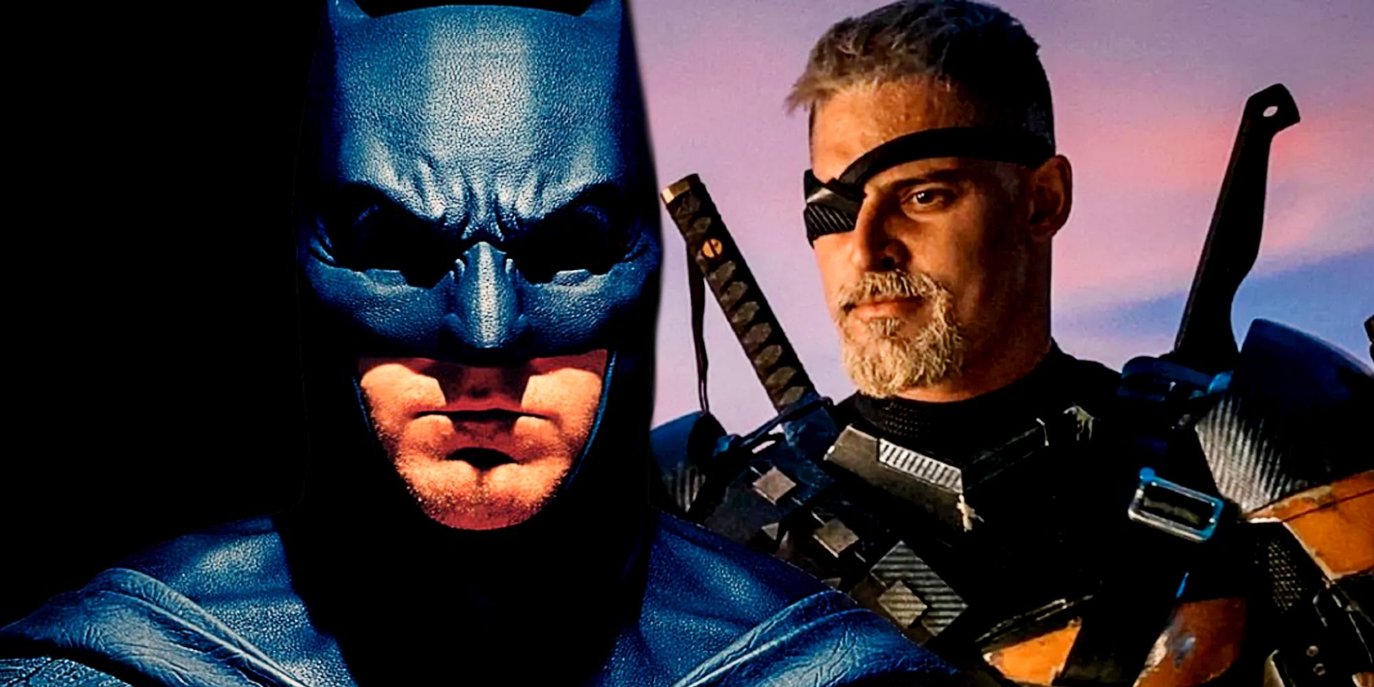 Ben Affleck's Batman and Joe Manganiello's Deathstroke