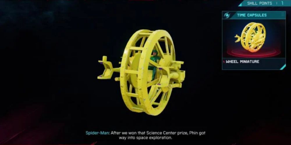 Uma imagem da Roda Gigante em Homem-Aranha - Miles Morales