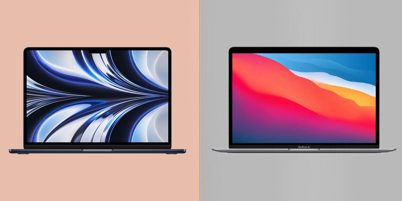 The 2022 and 2020 MacBook Airs, both currently on sale on Amazon
