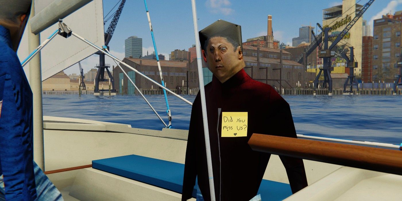 Boat NPCs in Miles Morales