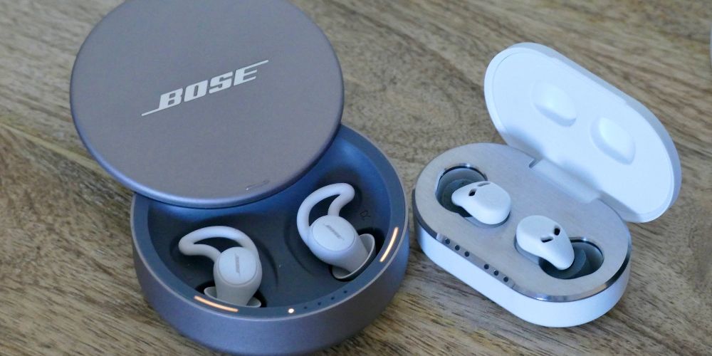 Bose Sleepbuds 2 are seen on a table