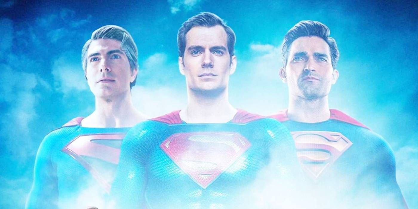 Brandon Routh Henry Cavill and Tyler Hoechlin Supermen pic