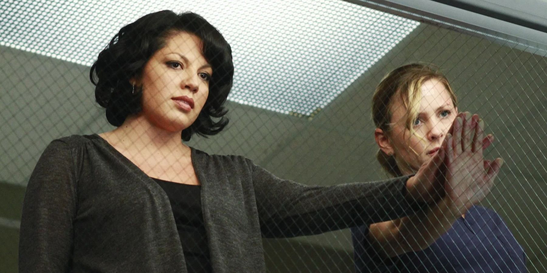 Sara Ramirez As Callie Torres And Jessica Capshaw As Arizona Robbins In Grey's Anatomy.jpg
