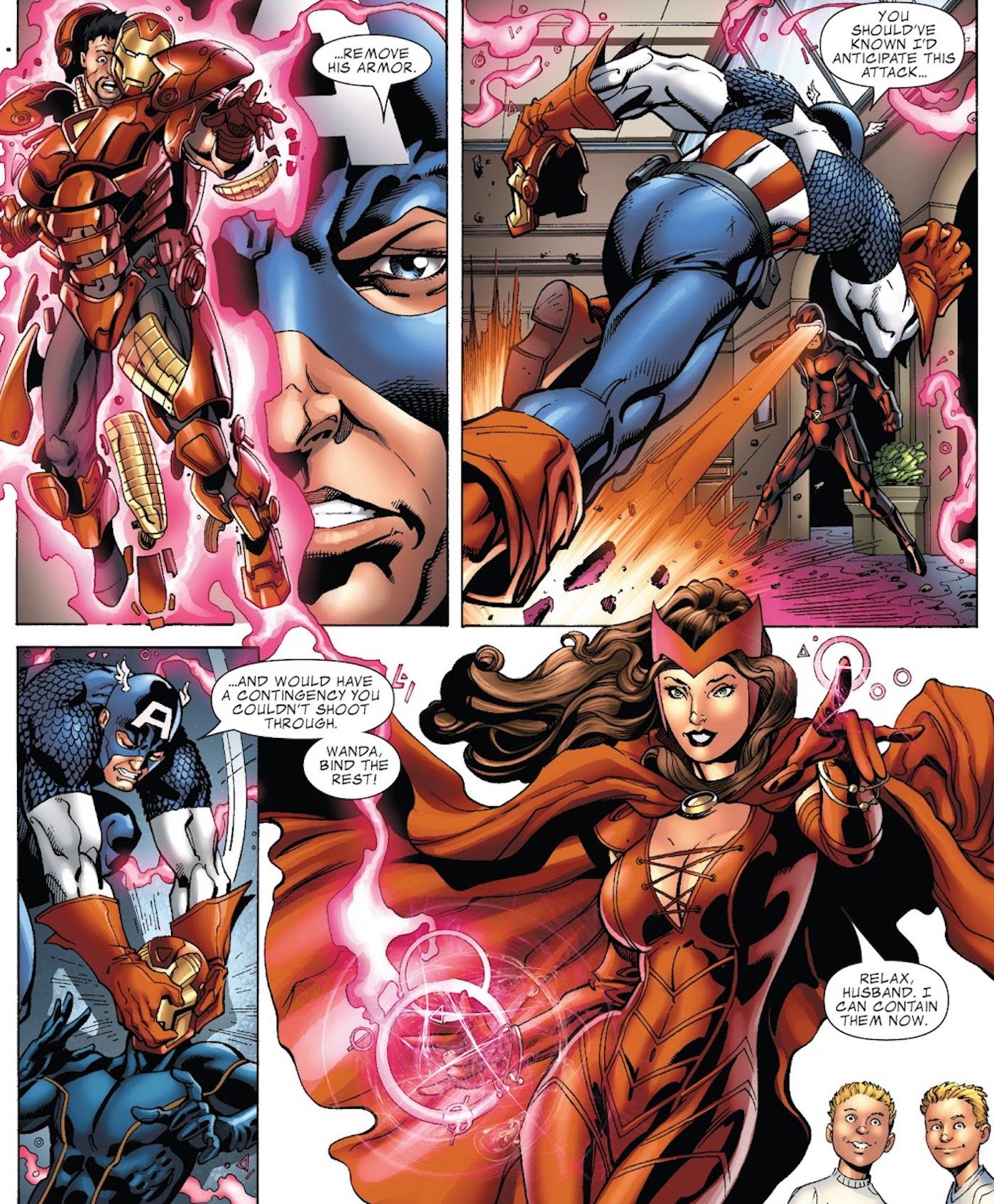 Captain America Cyclops Wanda