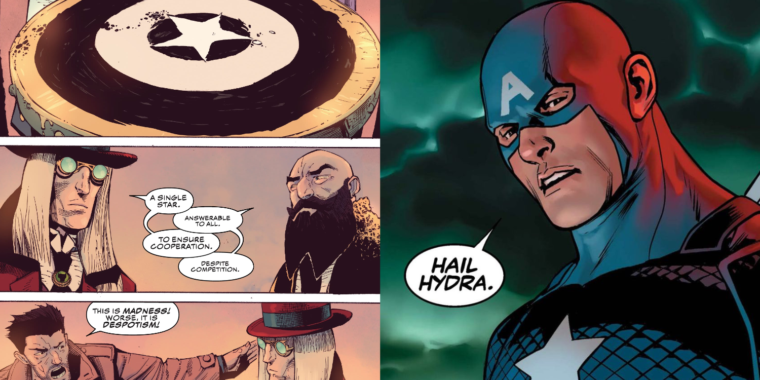 Captain America Outer Circle Retcons vs. Secret Empire
