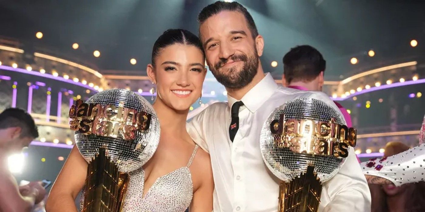 Charli D'Amelio & Mark Ballas winning Dancing With The Stars