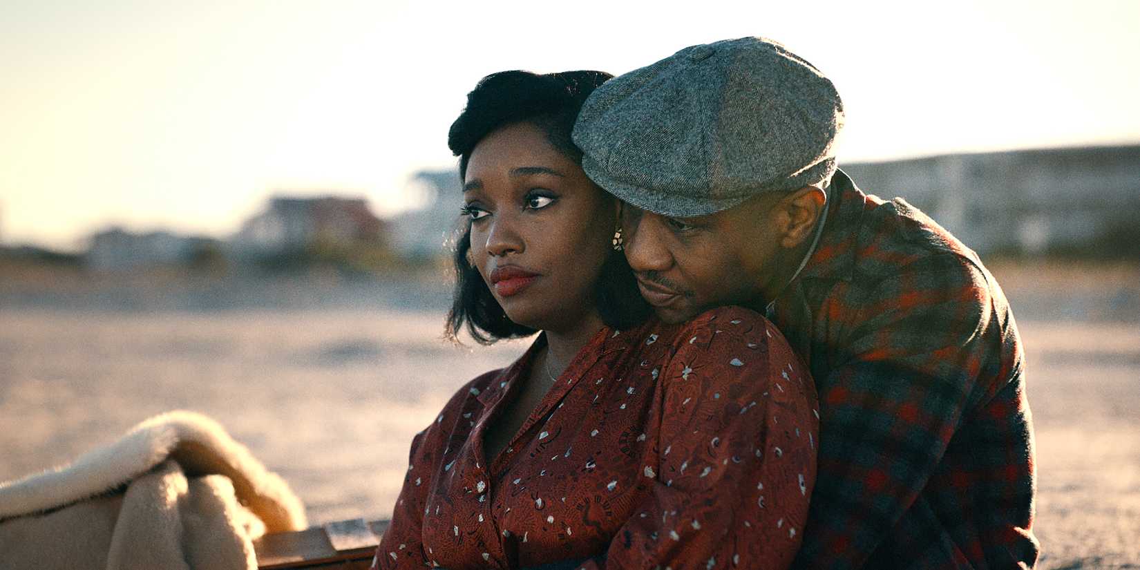 Christina Jackson and Jonathan Majors in Devotion