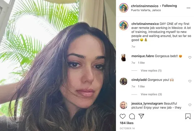 christina-puerto instagram post Married At First Sight