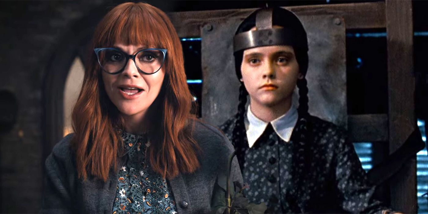 The Internet Just Realized Wednesday's Ms. Thornhill Also Played Wednesday Addams