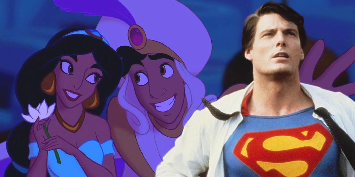 Disney's Aladdin and Christopher Reeves' Superman
