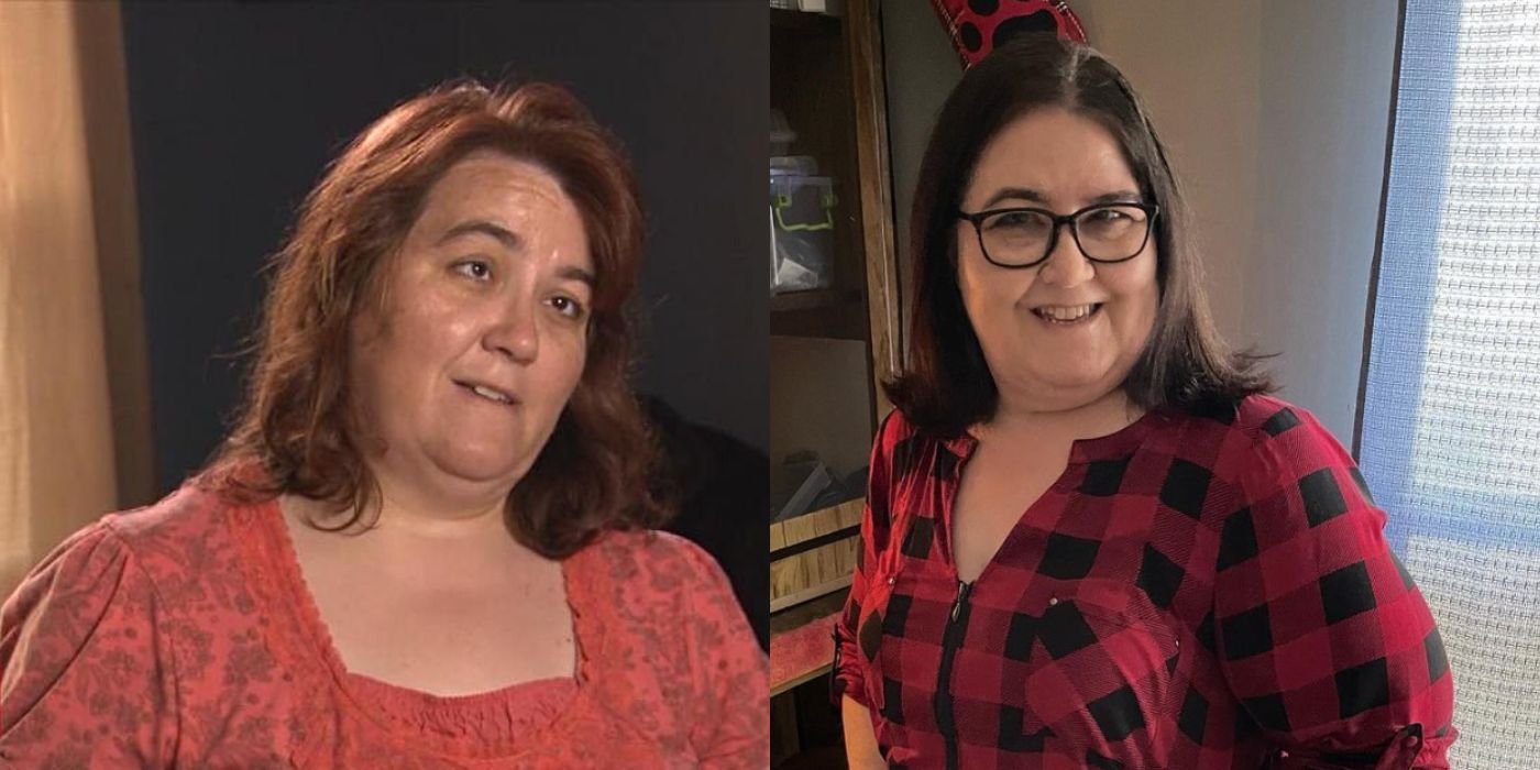 90 Day Fiance star Danielle Mullins weight loss face comparison photos