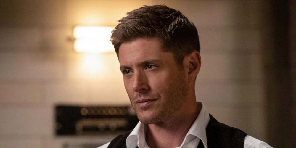 Dean usa um colete preto em Supernatural