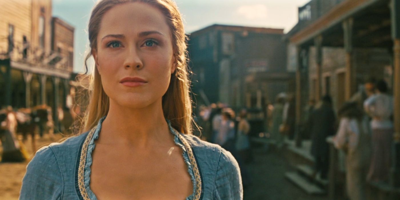 Dolores Abernathy (Evan Rachel Wood) no final da série de Westworld.