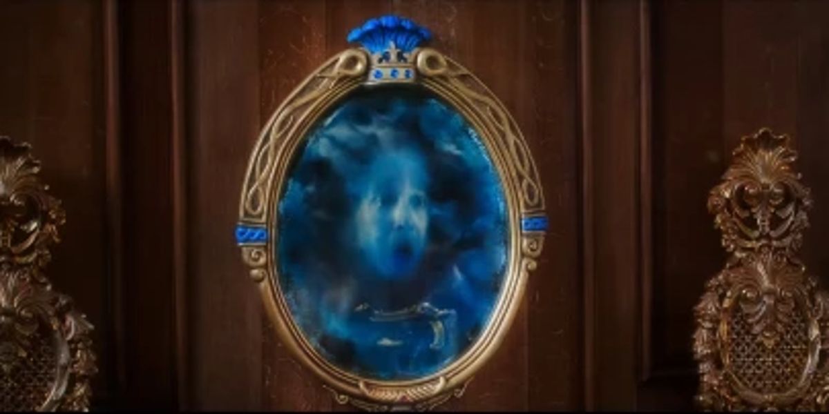 Edgar the Magic Mirror played by Oscar Nunez in Disenchanted
