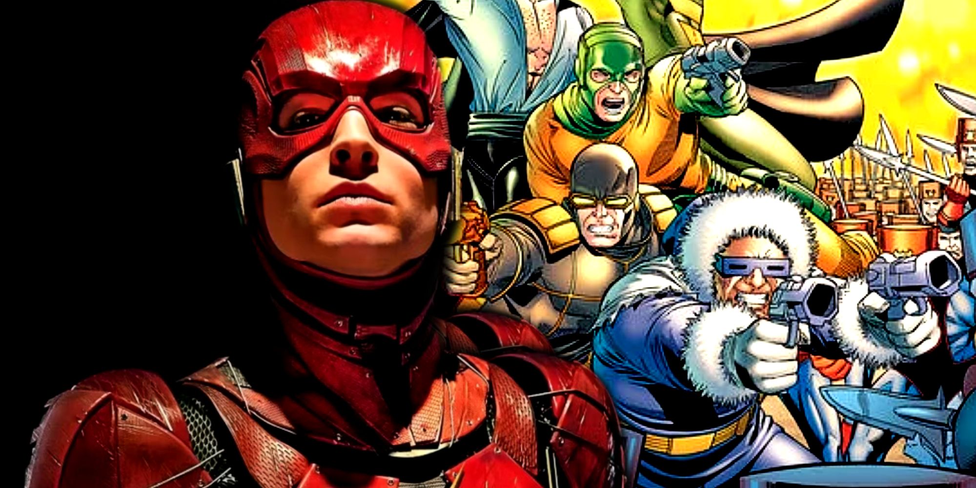 Barry Allen de Ezra Miller e Rogue Gallery de The Flash