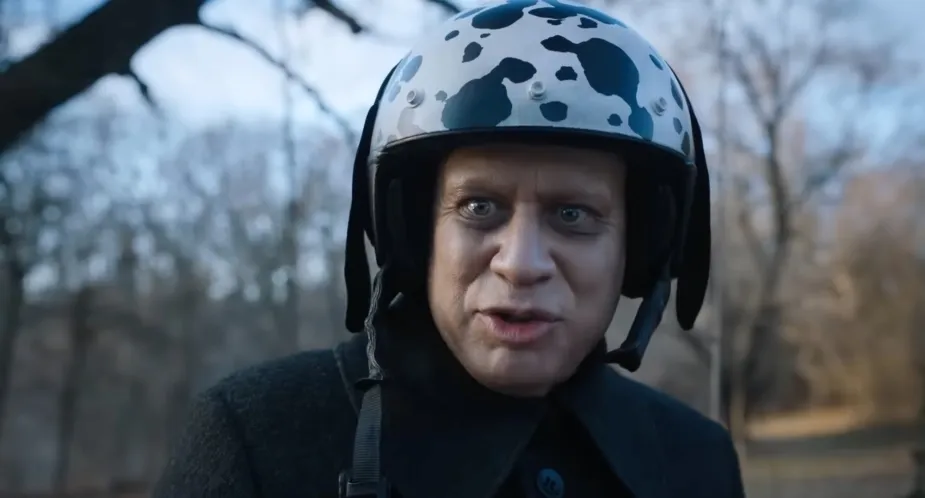 Wednesday: Uncle Fester on a Motorbike