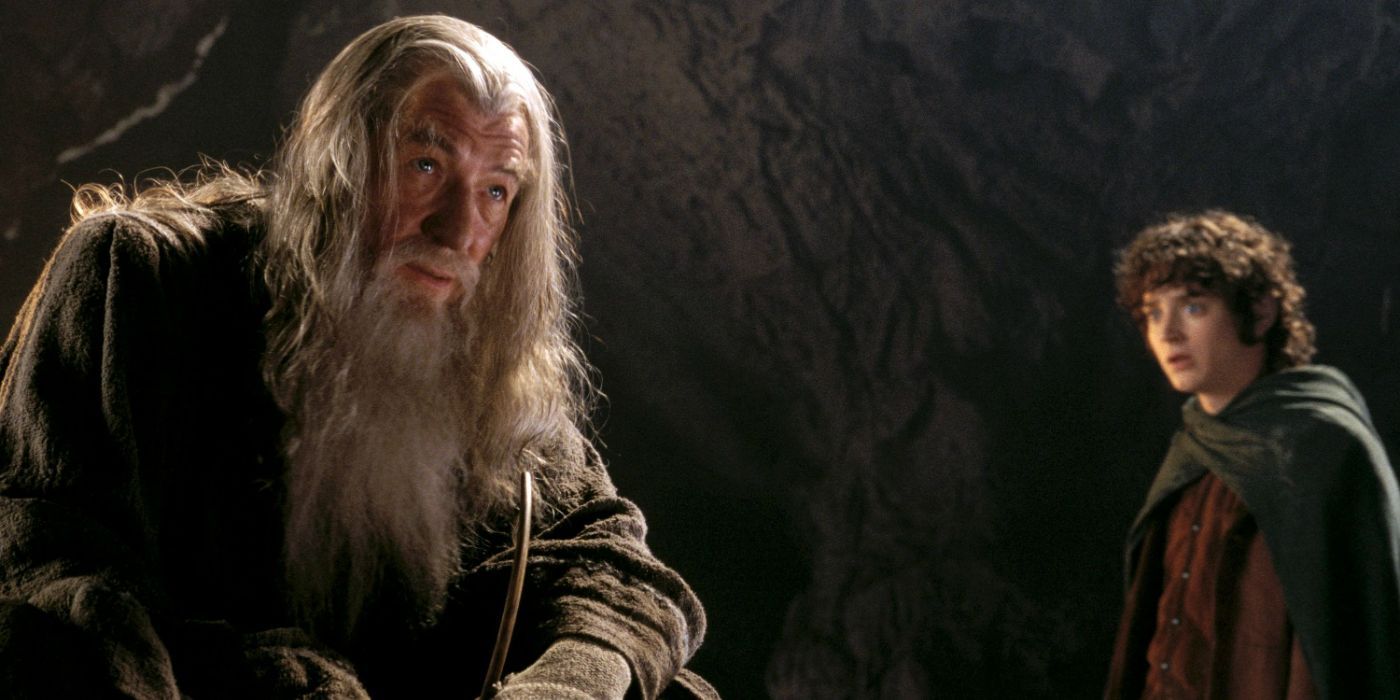 Gandalf dan Frodo di Lord of the Rings. 