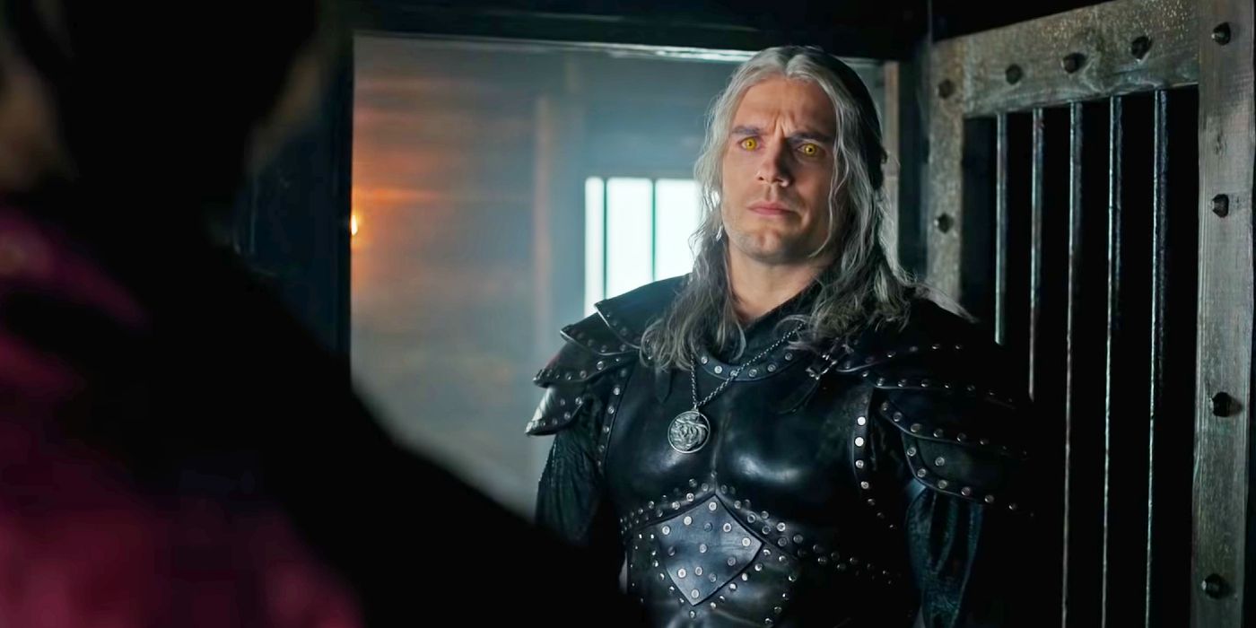 Geralt (Henry Cavill) em The Witcher.