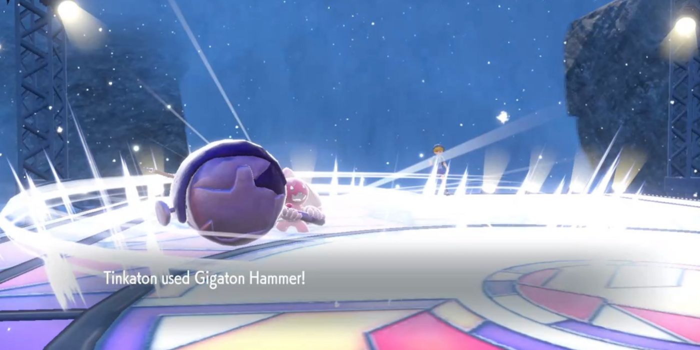 Gigaton Hammer being used in Pokémon Scarlet and Violet