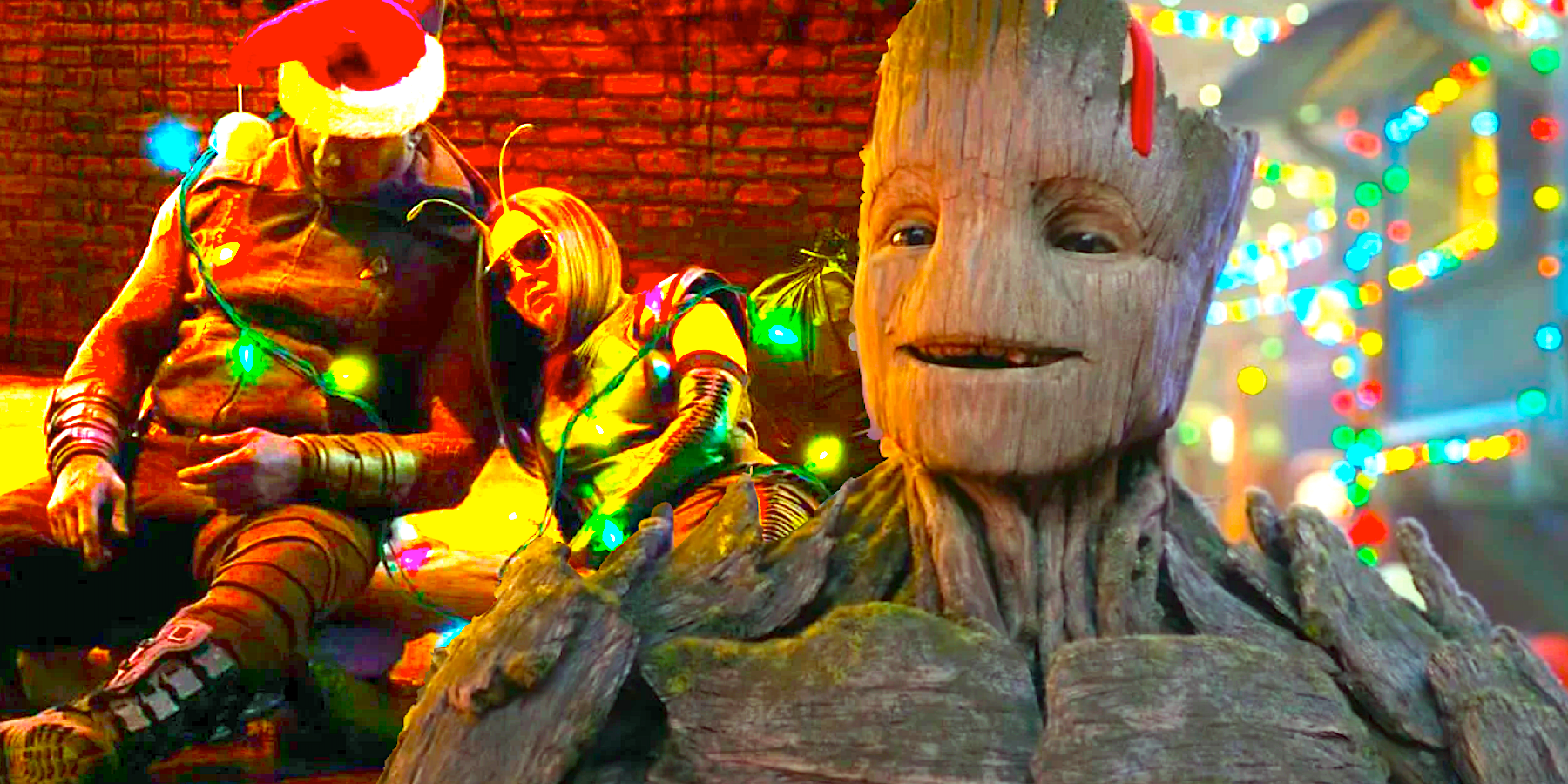 GOTG Holiday Special Groot Drax Mantis