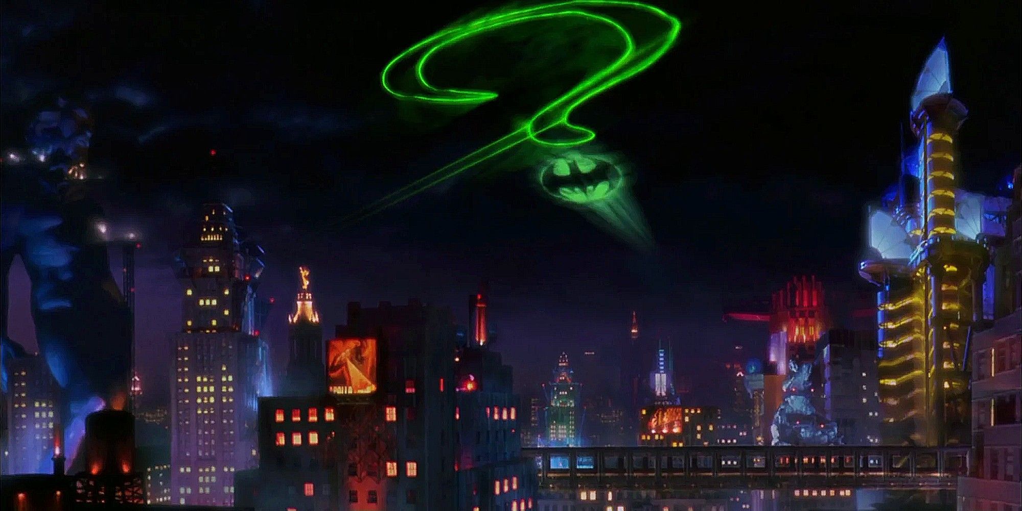 Gotham City Neon Riddler Batman Eternamente