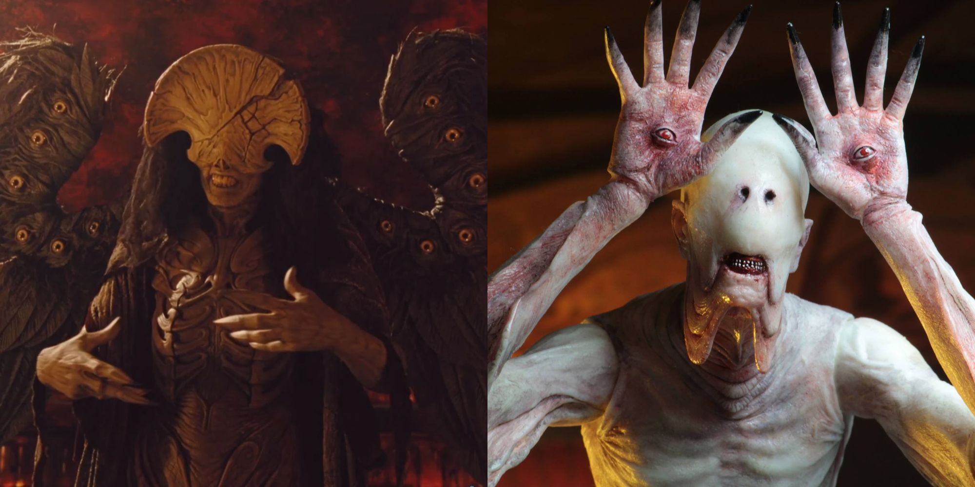 Der Todesengel aus Hellboy 2 und der blasse Mann aus Pans Labyrinth