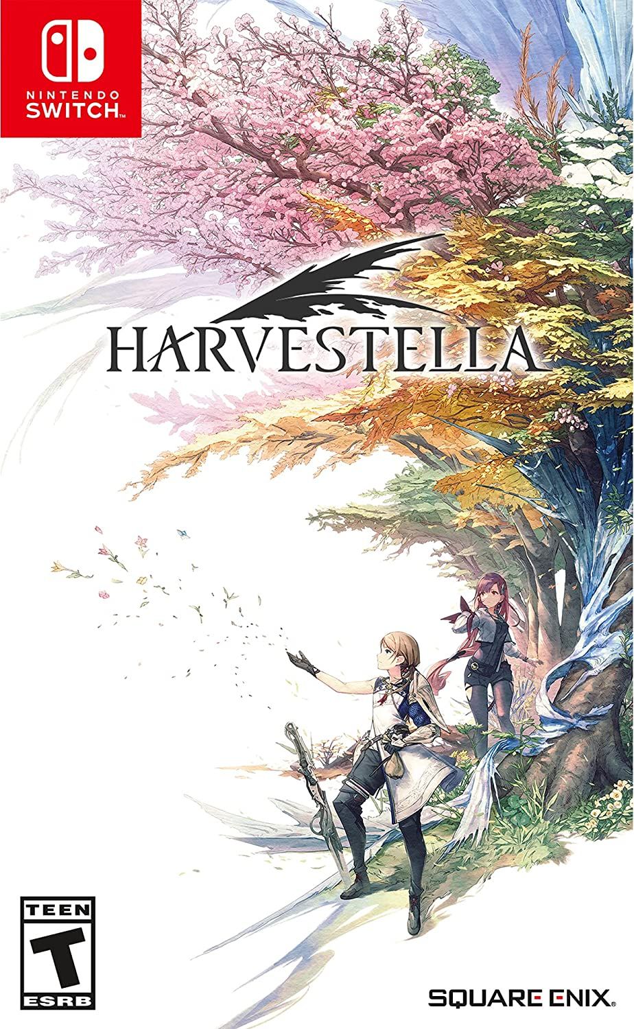 Harvestella cover with a boy releasing grass to the wind