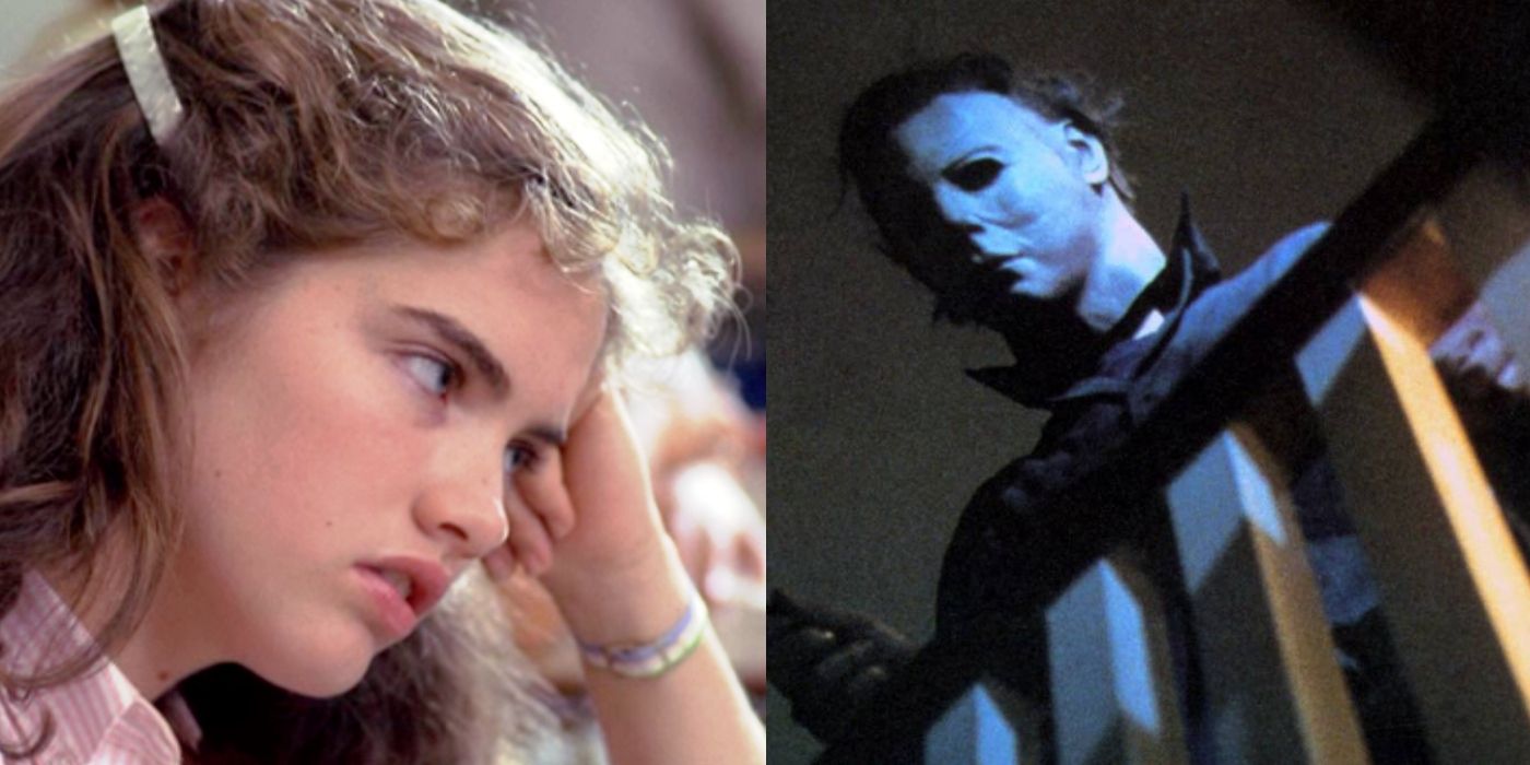 Split image of Nancy Thompson in A Nightmare On Elm Street and Michael Myers in Halloween